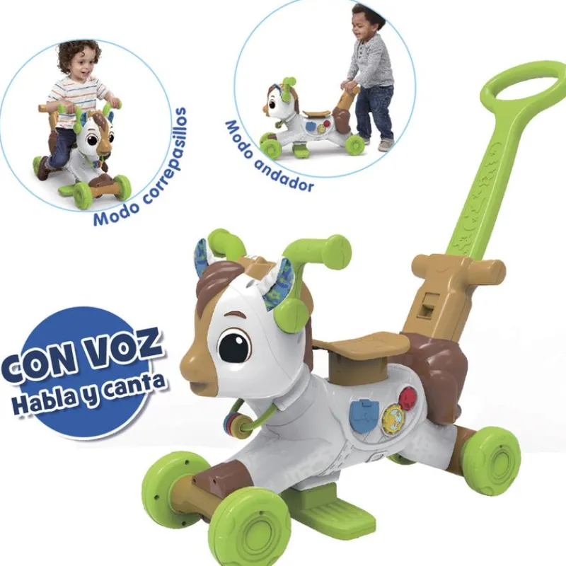 VTECH Andadores Para Bebés|Bicicletas, Correpasillos Y Triciclos|Correpasillos Andador Caballito Bebé Rueda y Trota