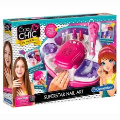 CLEMENTONI Crazy Chic Diseña tus Uñas- Juegos Y Juguetes De Imitación