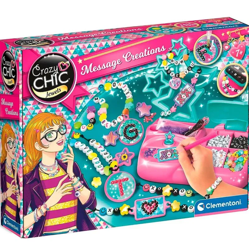 CLEMENTONI Manualidades|Crazy Chic Fábrica Pulseras Mensajes