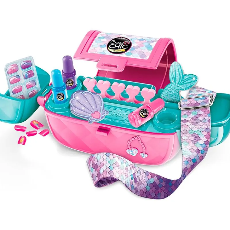 CLEMENTONI Juegos Y Juguetes De Imitación|Crazy Chic Nail Art Case Estuche de Manicura