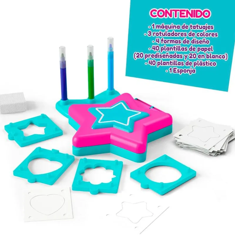 BIZAK Crea tus Tatuajes- Manualidades|Juegos Y Juguetes De Imitación