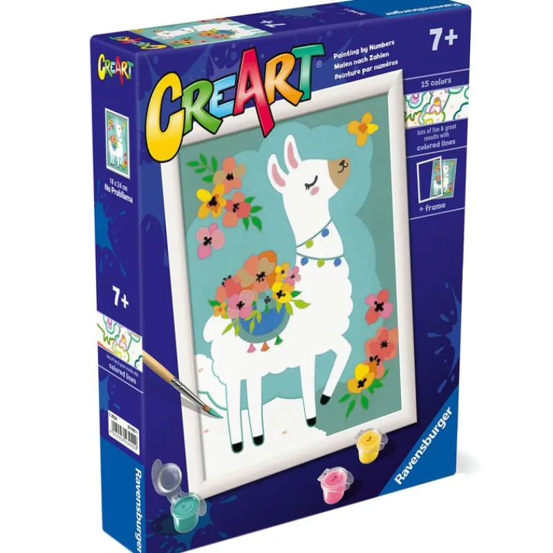 RAVENSBURGER Manualidades|CreArt Pintar x Números Alpaca