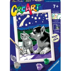 RAVENSBURGER CreArt Pintar x Números Amigos para Siempre- Manualidades