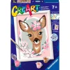RAVENSBURGER CreArt Pintar x Números Cervatillo- Manualidades