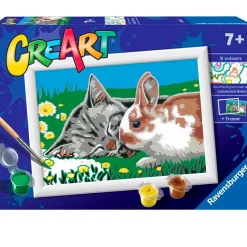 RAVENSBURGER CreArt Pintar x Números Descanso en el Prado- Manualidades
