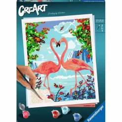 RAVENSBURGER Manualidades|CreArt Pintar x Números Flamencos