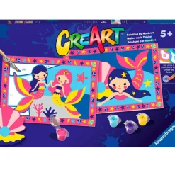 RAVENSBURGER Manualidades|CreArt Pintar x Números Sirenas