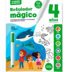SELECCION DRIM Juegos Y Juguetes Educativos|Cuaderno de Repaso Rotulador Mágico +4