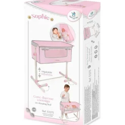 DECUEVAS Juegos Y Juguetes De Imitación|Cuna de Muñecas Duerme Conmigo Sophie Ajustable