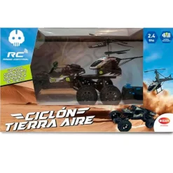 BIZAK Helicópteros Y Aviones|Coches Radio Control (R/C)|Cyclon Tierra Aire Vehículo R/C 2 en 1