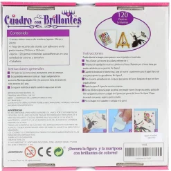 DRIM DISCOUNT Manualidades|Decora Cuadro Mariposa Brillo