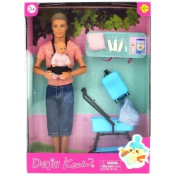 DRIM DISCOUNT Muñecas|Defa Kevin Muñeco con Bebé y Carrito Surtido