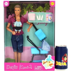 DRIM DISCOUNT Muñecas|Defa Kevin Muñeco con Bebé y Carrito Surtido