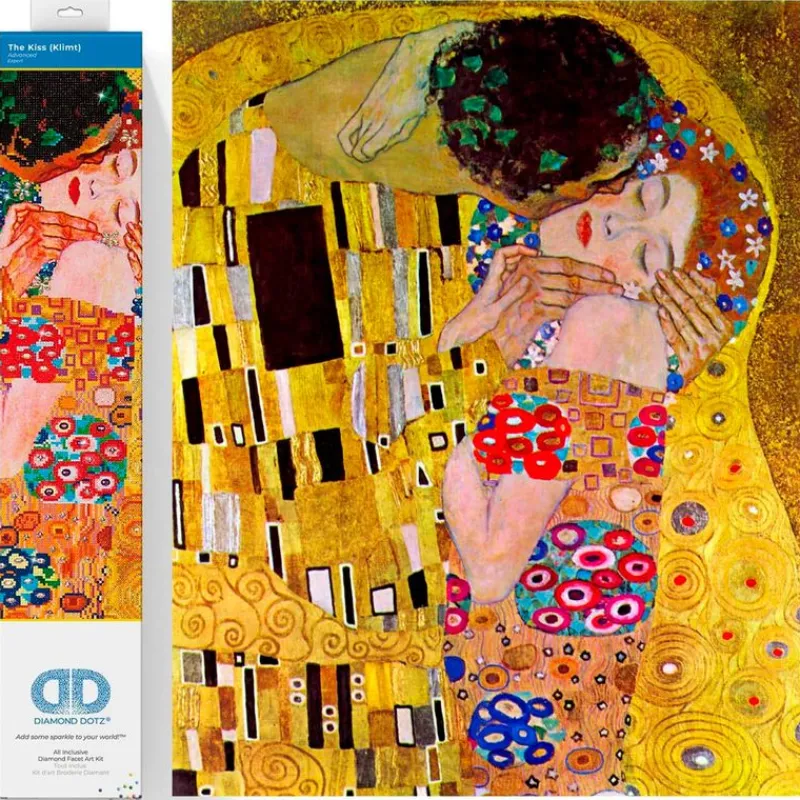 MADNESS TOYS Diamond Dotz Diamond Painting el Beso Klimt- Manualidades
