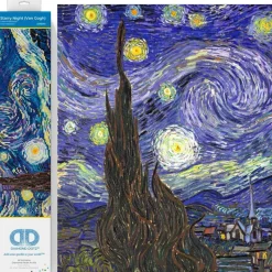 MADNESS TOYS Diamond Dotz Diamond Painting Noche Estrellada- Manualidades