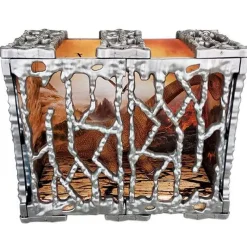 DRIM DISCOUNT Dinosaurio Jaula con Branquiosaurio- Figuras Y Figuras De Acción