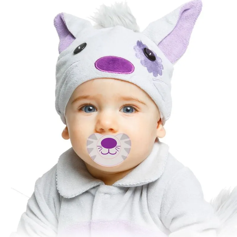 VIVING Disfraz Bebé Gatito Blanco y Lila- Disfraces Y Complementos|Disfraces Y Complementos