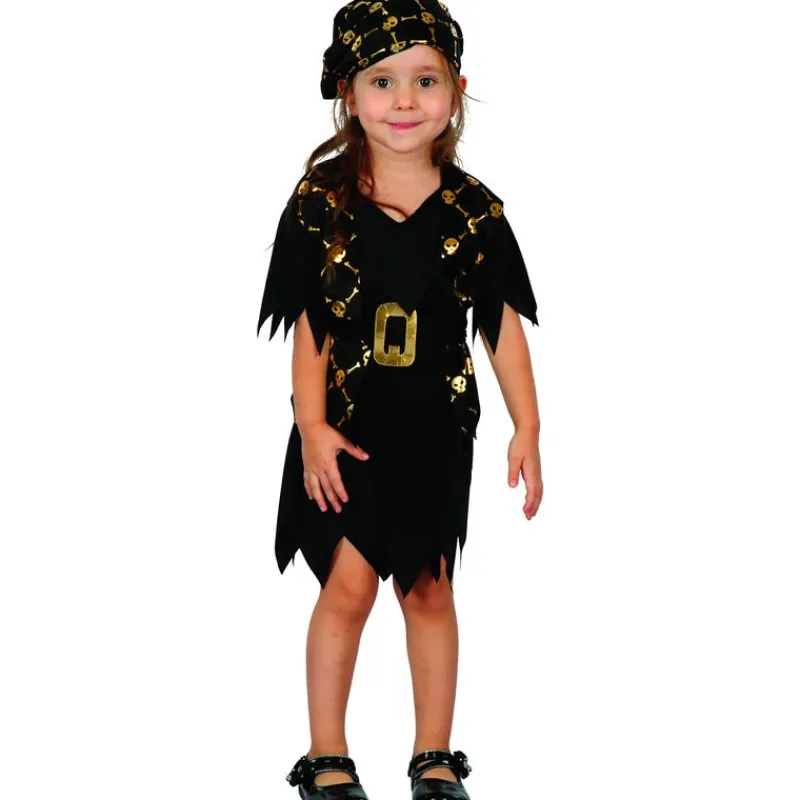 DRIM DISCOUNT Disfraz de Pirata Niña- Disfraces Y Complementos|Disfraces Y Complementos