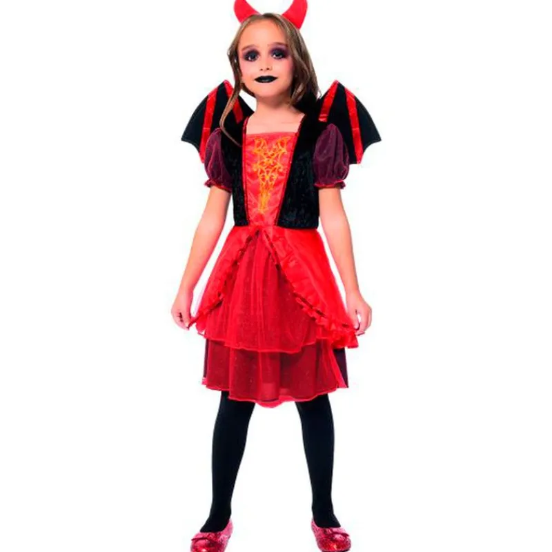 RUBIE'S Disfraz Diablesa con Alas- Halloween