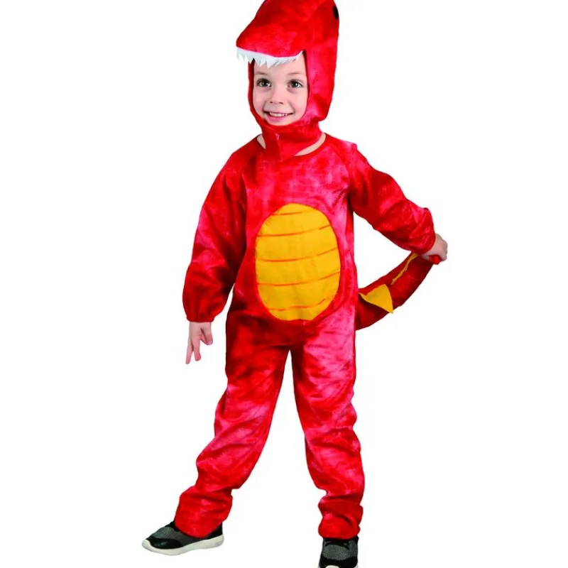 DRIM DISCOUNT Disfraz Dinosaurio Rojo Infantil- Disfraces Y Complementos|Disfraces Y Complementos