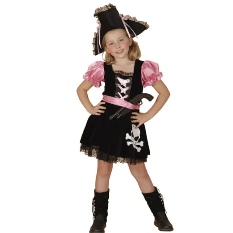 DRIM DISCOUNT Disfraz Pirata Niña Infantil- Disfraces Y Complementos|Disfraces Y Complementos