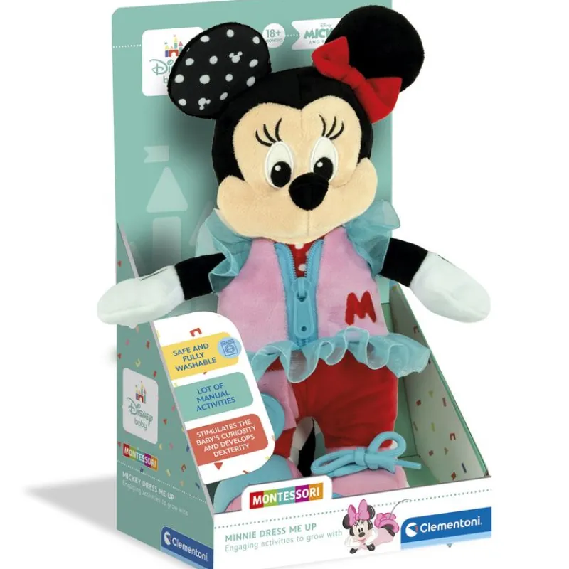 CLEMENTONI Disney Baby Minnie Vísteme Montessori- Primera Infancia Y Preescolar