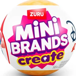 ZURU Manualidades|Disney Mini Brands Create Snacks Bola Sorpresa