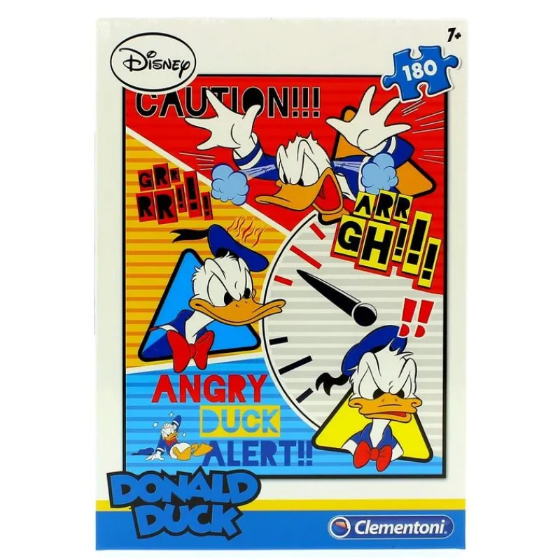 CLEMENTONI Puzzles Y Construcciones|Disney Puzzle Pato Donald de 180 Piezas