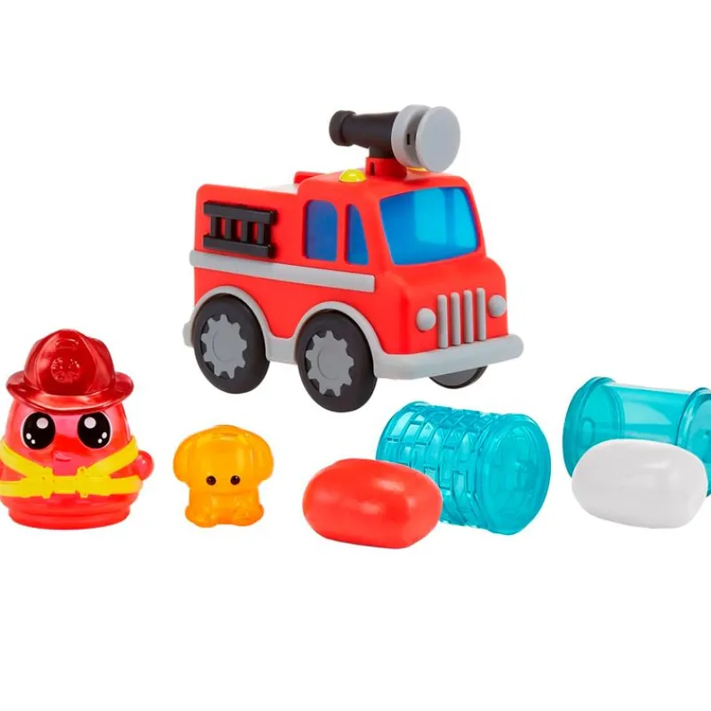 MGA DohKins Camión de Bomberos y Bombero- Manualidades