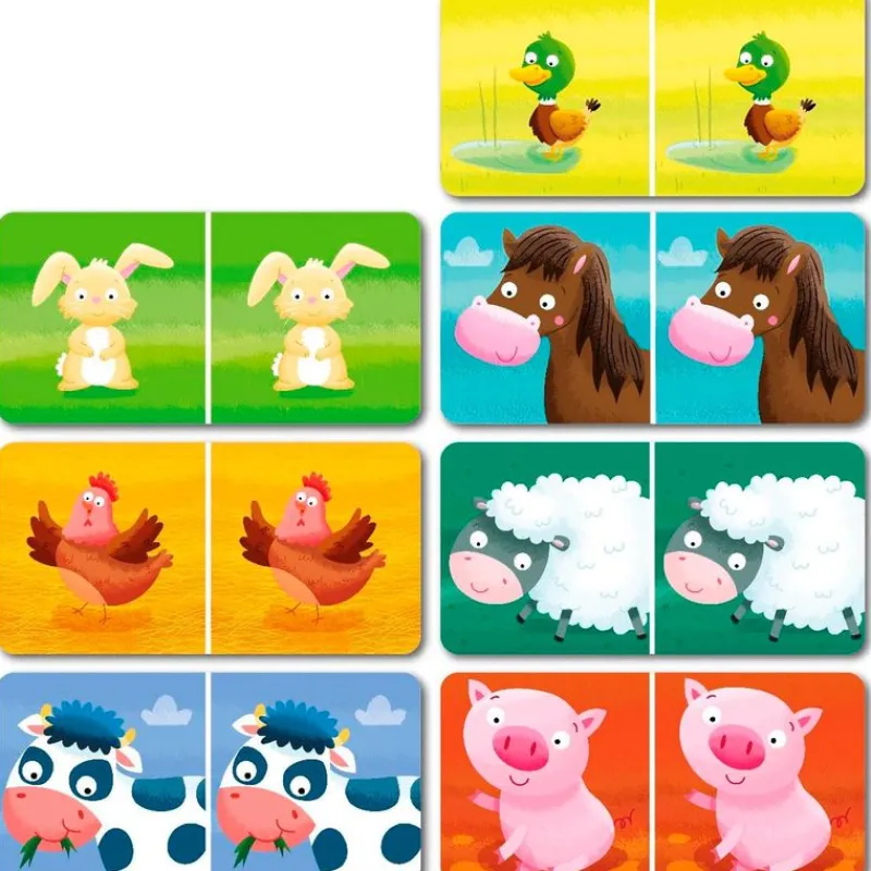 SELECCION DRIM Dominó Casita Granja- Juegos Y Juguetes Educativos