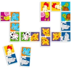 DISET Dominó de Animales y Puntos- Juegos Y Juguetes Educativos