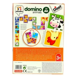 DISET Dominó de Animales y Puntos- Juegos Y Juguetes Educativos