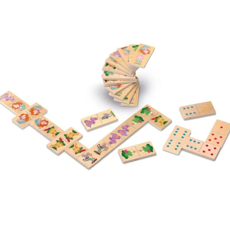 CAYRO Dominó Infantil Animalitos- Juegos Y Juguetes Educativos