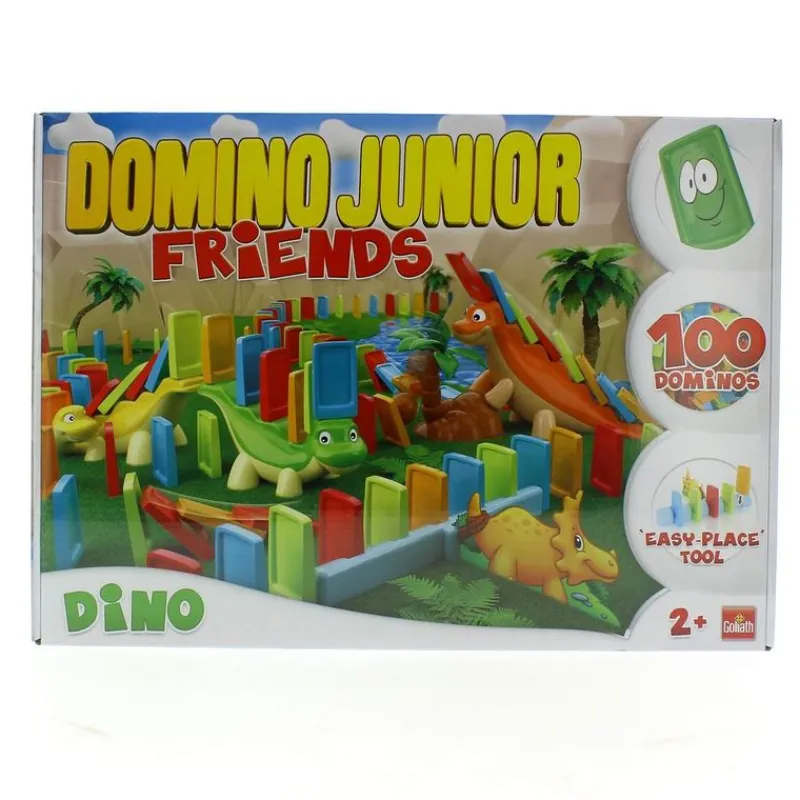 GOLIATH Dominó Junior Dino Amigos- Juegos De Mesa