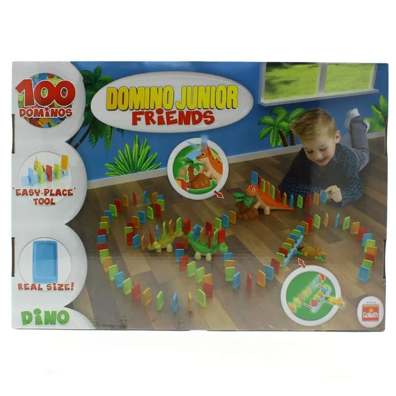 GOLIATH Dominó Junior Dino Amigos- Juegos De Mesa