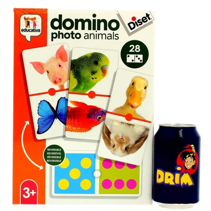 DISET Juegos Y Juguetes Educativos|Dominó Photo Animales