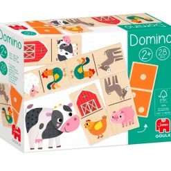 GOULA Dominó Reversible Granja- Juegos Y Juguetes Educativos|Primera Infancia Y Preescolar