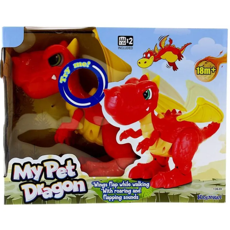 DRIM DISCOUNT Electrónicos|Dragón Infantil con Sonido y Movimiento