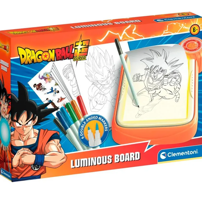 CLEMENTONI Dragon Ball Pizarra Luminosa- Escolar