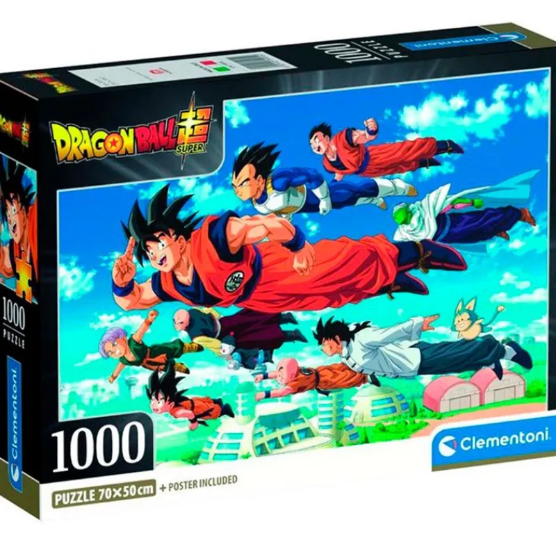 CLEMENTONI Puzzles De 501 A 1000 Piezas|Puzzles Y Construcciones|Dragon Ball Puzzle 1000 Piezas
