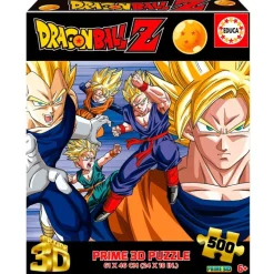 EDUCA Puzzles De 100 A 500 Piezas|Puzzles Y Construcciones|Dragon Ball Puzzle Lenticular 500 Piezas