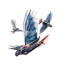 BIZAK Dragones Desdentado Volador- Figuras Y Figuras De Acción