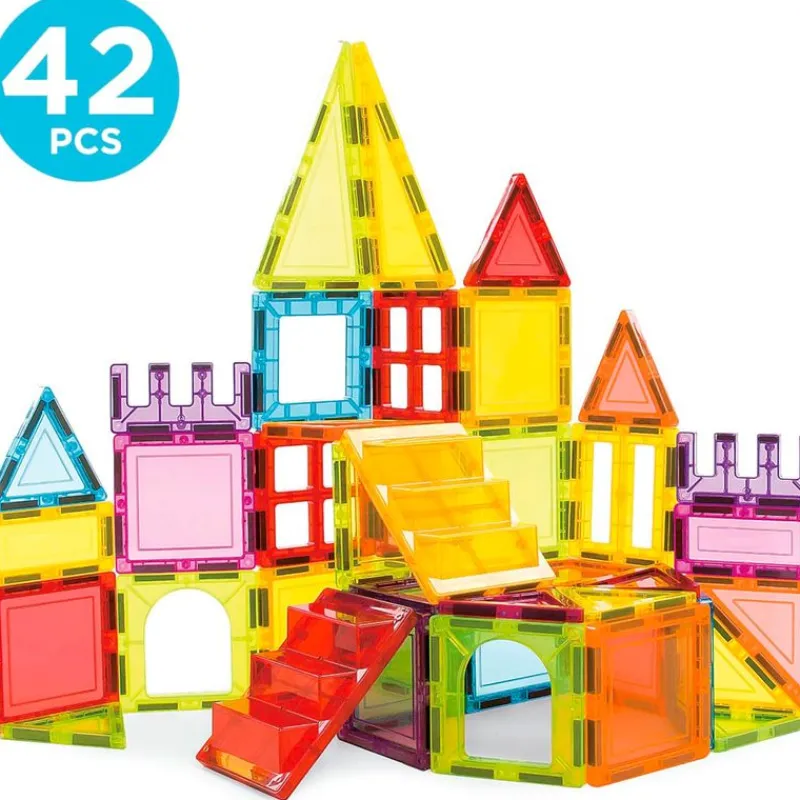EDUCA Magnetics Bloques Magnéticos 42 pcs- Puzzles Y Construcciones