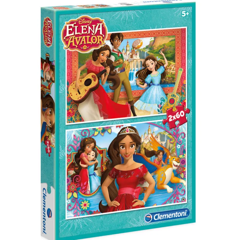 CLEMENTONI Elena de Ávalor Puzzle 2 x 60 Piezas- Puzzles Y Construcciones
