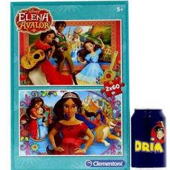 CLEMENTONI Elena de Ávalor Puzzle 2 x 60 Piezas- Puzzles Y Construcciones