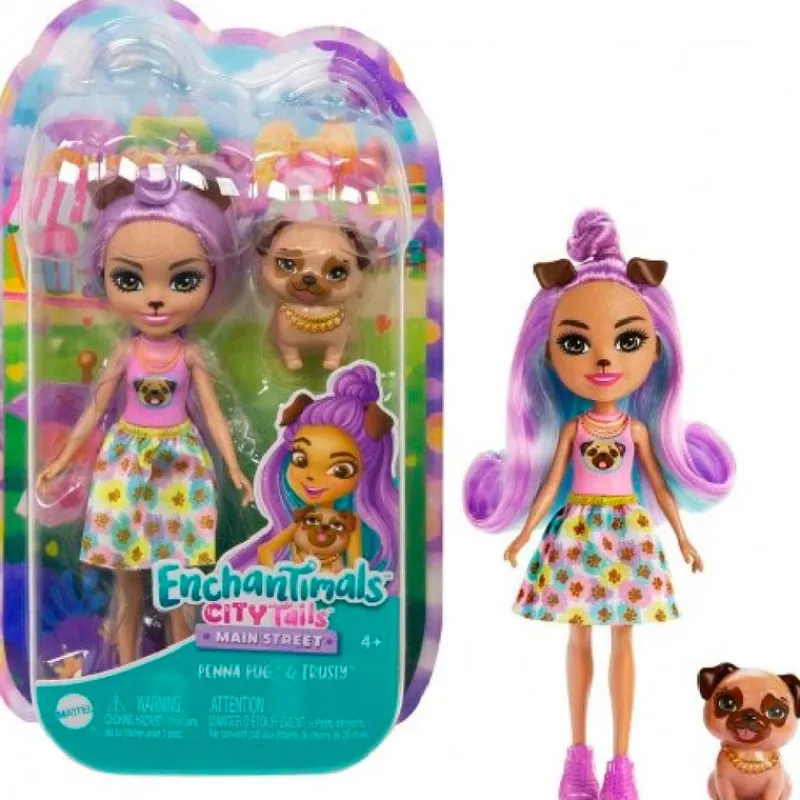 MATTEL Muñecas|Enchantimals City Tails Main Street Muñeca Surtida