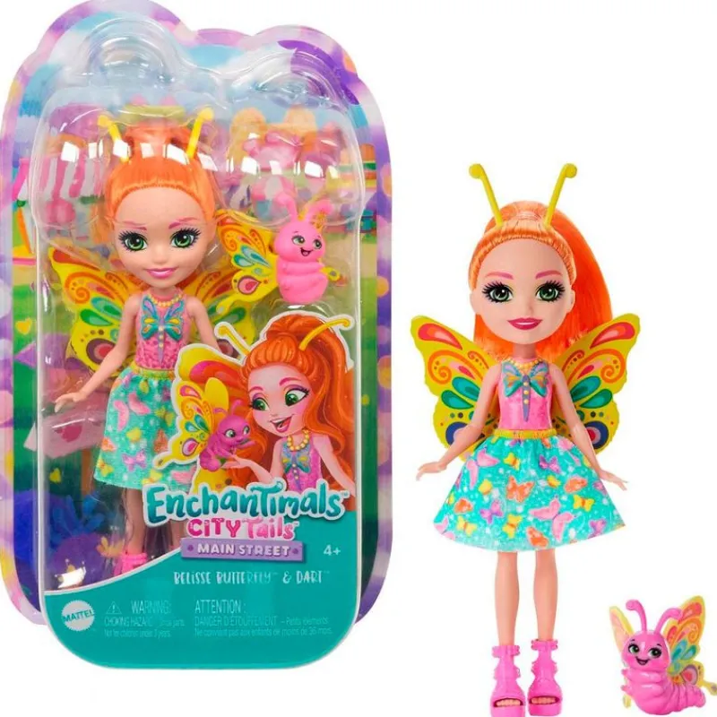 MATTEL Muñecas|Enchantimals City Tails Main Street Muñeca Surtida