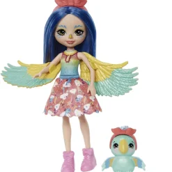 MATTEL Muñecas|Enchantimals City Tails Prita Parakeet & Flutter