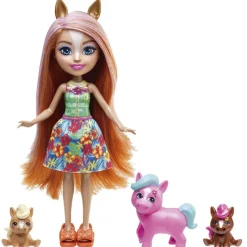 MATTEL Muñecas|Enchantimals Familia de Ponies