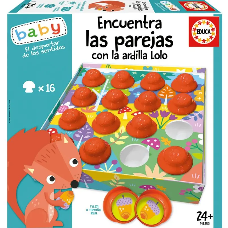 EDUCA Juegos Y Juguetes Educativos|Encuentra las Parejas con la Ardilla Lolo